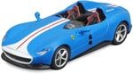 Bburago Ferrari Monza SP2: Modellauto im Ma&szlig;stab 1:43, blau-wei&szlig; (18-36913B)