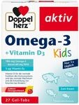 Doppelherz Omega-3 + Vitamin D3 Kids - mit Erdbeer-Citrusgeschmack
