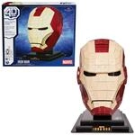 4D Build - Marvel Iron Man-Helm - detailreicher 3D-Modellbausatz aus hochwertigem