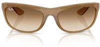 Ray-Ban Balorama RB4089 Herren-Sonnenbrille, rechteckig, Hellbraun/Opalbraun