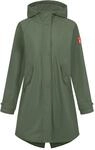 derbe Damen Regenjacke Traveby Plain - Gr&uuml;n 34