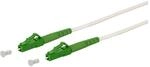 METZ CONNECT OpDAT Patchkabel LC-S APC/LC-S APC OS2, wei&szlig;, 15,0 m