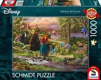 Schmidt Spiele 58039 Disney, Brave, Merida, Thomas Kinkade, 1000 Teile Puzzle
