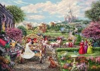 Schmidt 58038 Thoams Kinkade Disney Cinderella Puzzle, 1000 Teile | Happily Ever