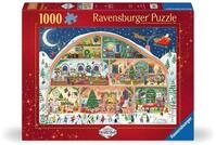 Ravensburger Puzzle 12001268 - Werkstatt des Weihnachtsmanns - 1000 Teile Puzzle f&uuml;r