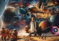 Schmidt Spiele 58539 Faszination Raumfahrt, Reise in Ferne Galaxien, Michele Farella,