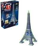 Ravensburger 3D Puzzle 11591 - Eiffelturm Glow-In-The-Dark Edition - Das...