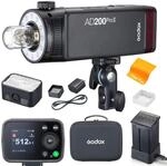 GODOX AD200Pro ll AD200 Pro ll Taschenblitz TTL 2,4 G 200 Ws 1/8000 s HSS 1/512 Volle