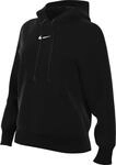 Nike Damen Phnx Fleece Std Po H Kapuzenpullover, Black/Sail, S