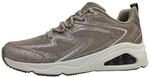 Skechers Damen Tres-air UNO Glit-airy Sneaker, Taupe Glitter Hot Melt Mesh, 39 EU