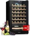 Klarstein Weink&uuml;hlschrank, Getr&auml;nkek&uuml;hlschrank Schmal, 1 Zone K&uuml;hlschrank mit