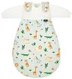 Alvi Baby-M&auml;xchen 3-teilig Baumwolle Safari - Gr&uuml;n 56/62 | Baby Schlafsack Set mit