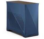 Fractal Design Era 2 Midnight Blue ITX PC-Geh&auml;use - Aluminium, Walnussholz, Bis