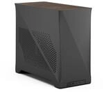 Fractal Design Era 2 Charcoal ITX PC-Geh&auml;use - Aluminium, Walnussholz, Bis 240mm