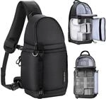 K&F CONCEPT Kamera-Umh&auml;ngetasche, wasserdichte Kamera-Reisetasche, Foto-Rucksack,
