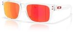 Oakley Uni Kids Oj9014 Holbrook XXS Sonnenbrille, Clear/Prizm Ruby, 50 mm,
