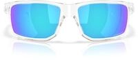Oakley Herren Oo9470 Gibston XL Rechteckige Sonnenbrille, Transparent/Prizm Saphir