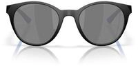 Oakley Damen Oo9474 Spindrift Runde Sonnenbrille, Mattschwarz/Prizm Schwarz,