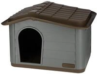 Kerbl Pet Katzenhaus Paola Eco, graugr&uuml;n/braun, 75x59x55 cm, Katzenh&ouml;hle, 100%