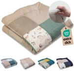 ULLENBOOM Krabbeldecke f&uuml;r Baby 100x100 cm &ndash; OEKO-TEX Materialien, Made in EU &ndash;