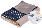 ULLENBOOM Babydecke 70x100 cm - OEKO-TEX Baumwolle mit Fleece | OEKO-TEX