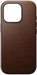NOMAD Modern Leather Case | f&uuml;r iPhone 16 Pro | Schutzh&uuml;lle aus Polycarbonat...