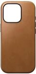 NOMAD Modern Leather Case | f&uuml;r iPhone 16 Pro | Schutzh&uuml;lle aus Polycarbonat und