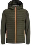 JACK & JONES Herren JjemGewatteerde Noos Jacke 12182242,Rosin/Detail:Set-in Sleeves