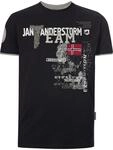 Jan Vanderstorm Herren T-Shirt S&ouml;lve aus 100% Baumwolle | gerader Schnitt und
