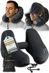 FLOWZOOM Air Nackenkissen Flugzeug in H-Design, Reisekissen f&uuml;r 5 Schlafpositionen,