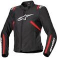 Alpinestars Stella T-SPS V2 wasserdichte Damen Motorrad Textiljacke, schwarz/rot, L