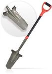 Red Tools Gartenspaten Spaten mit Wurzels&auml;ge 115 cm Wurzelspaten Spitzspaten 50Mn