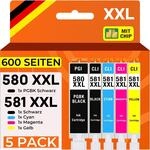 Supply Guy 580XXL 581XXL Druckerpatronen kompatibel mit Canon PGI-580 CLI-581 f&uuml;r
