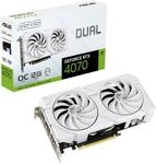 ASUS Dual GeForce RTX 4070 EVO White OC Edition 12GB GDDR6X Gaming Grafikkarte