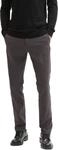 TOM TAILOR Herren Slim Fit Chino Hose aus Stretch Piqu&eacute; mit G&uuml;rtel, 36160 - Grey