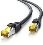 CSL - 0,25m CAT 7 Netzwerkkabel - Lan Kabel f&uuml;r 10 Gigabit High Speed Internetkabel,