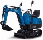 Scheppach Benzin Mini Bagger EXC815 mit Kettenantrieb & E-Start | 8,5PS | 690mm