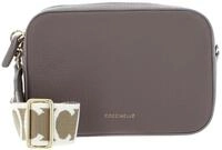 Coccinelle Leder Umh&auml;ngetasche Tebe Crossover Bag Warm Taupe 2