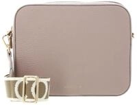 Coccinelle Leder Umh&auml;ngetasche Tebe Crossover Bag Rosette beige