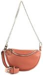 Seidenfelt Skien II - Schultertasche 19 cm dark blush