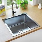 vidaXL Einbausp&uuml;le Handgefertigt Lebensmittelqualit&auml;t K&uuml;chensp&uuml;le Sp&uuml;le