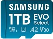 Samsung EVO Select (2024) microSD-Karte + SD-Adapter, 1 TB, UHS-I U3, 4K UHD, Full