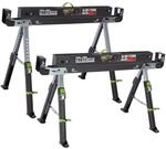 TRUTZHOLM 2x S&auml;gebock 2.0 DELUXE 9-fach h&ouml;henverstellbar Stahl bis 1300 kg