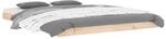 vidaXL Massivholzbett Doppelbett Bettgestell Bett Holzbett Bettrahmen Lattenrost