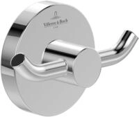 Villeroy & Boch Elements Tender Doppel-Handtuchhaken, Handtuchhalter f&uuml;r