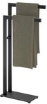 LINEA towel stand, Black rubber feet LINEA towel stand, Black rubber feet