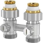 Simplex Zweirohr Hahnblock Exclusiv D1/50 G 3&frasl;4" M x G 1&frasl;2" M Durchgang