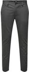 ONLY & SONS Herren Chino Hose ONSMARK 2911 - Slim Fit - Schwarz W28-W38 Stretch,