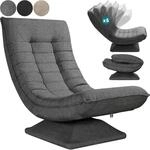 Casaria&reg; Sessel verstellbare R&uuml;ckenlehne 360&deg; Drehbar Klappbar 150kg...
