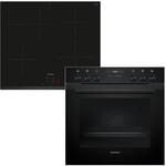 Siemens EQ522IAAB, Einbauherd-Set, Bestehend aus HE217GBB4 Herd, 60 x 60 cm, 3D